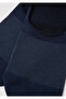 Navy Blue Ballerinas -0911399-70500 Model Socks - 2