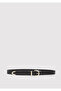 Black Faux Leather Belt 196034 -85931 - 2