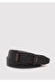 Black Faux Leather Belt 0910871 -900 - 2