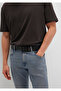 Black Faux Leather Belt 0910871 -900