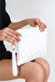 Paris Quilted Women's White Bag - 2