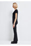 Black V-Neck Stretch T-Shirt - Fitted Cut162769-900 - 5