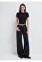 Black Basic T-Shirt Crop / Short Cut 1600814 -900 - 2