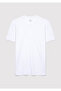 Pack of 2 Crew Neck Men's Basic T-Shirt Fitted / Body-Cutting Cut 0611286-620 - 4
