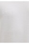 Long Sleeve Textured White Basic T-Shirt Slim Fit / Slim Fit 0610106 -70054 - 7