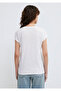 تي شيرت أبيض مطبوع بشعار Slim Fit / Slim Fit 166422-620 - 5