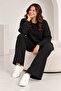 Women's Plus Size Relaxed Fit Two-Piece Tracksuit Set - 3