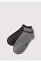 2 Pack Gray Booties Socks 090984-25765
