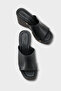 Sonia Wedge Heeled Single Strap Open Toe Sabo Slippers - 2