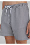 Gofre Fabric Gray Short Swim Shorts 0910235-70119 - 5
