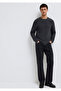 Long Sleeve Anthracite Basic T-Shirt Slim Fit / Slim Fit 064622 -26834 - 2