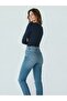 Women's Crew Neck Long Sleeve Fingerless Stretchy Bodysuit T-Shirt - 2