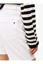 Dnm Straight Short Rw White Women's Shorts Ww0Ww45924Ycf - 3