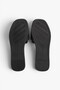 Leather Horsebit Mule Women's Black Sandals - Fw0Fw08420 - 6