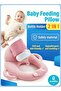 Multifunctional Baby Pillow, Tencel Feeding Pad for Nursing, Breathable Pure Pink - 2