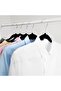 Plastic Clothes Hangers,20 Pack Heavy Duty Durable Non-Slip Coat Hangers with 360-Degree Swivel Hooks,Black - 6