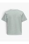 Lıvvına Striped Regular Fit Women's T-Shirt 15272227 - 2