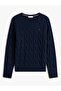 Women's Soft Wool Cable C-Nk Ls Swt Ww0Ww43586-Thc1G