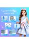Kids Washable Makeup Kit for Girls,25-Piece Frozen Theme Princess Cosmetic Set with Case,Non-Toxic Play Makeup for Ages 3-12 - 4