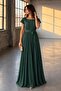Emerald Pleated Maxi Belted Dress 582931
