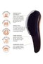 Detangling Hair Brush and Scalp Massager,Anti-Knot Styling Comb for Thick Curly Straight Wet or Dry Hair,Rose Gold - 2