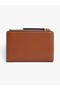Th Script Leather Bifold Women's Brown Wallet - Aw0Aw18490 - 2