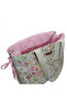 Pink Baby Care Bag, Lunchbag, Floral Patterned 100% Cotton - 6