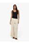 Women's Cream Trousers 15375289 - 5