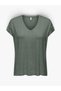 Onlcarrie S/S Stitch Glitter Top Jrs Women's Green T-Shirt - 15369279