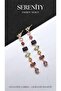 Colorful Zircon Stone Gema Steel Plated Earrings
