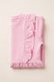 Girl's Long Sleeve Dress with Ruffles, Lycra, Self-Patterned Ottoman Fabric - 2