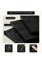 360° Rotating 3-in-1 Full-Length Mirror (168 x 46 cm) BLACK - Storage Shelves & Dual-Side Hangers, Space-Saving Design - 7