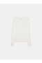 32325 Wool Blend Boat Neck Top-Ecru - 6