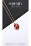 Steel Necklace with Ladybug Figure