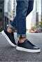 Tommy Men's Faux Leather Sneaker Shoes Black - 2