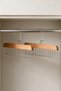 2 Pieces 8 Compartments Wooden Belt Tie Scarf Scarf Hanger Bra Hanger Underwear Hanger - 3