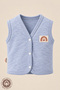 Unisex Baby Rainbow Emblem 100% Cotton 3-6-9 Months Combed Cotton Baby Vest Single