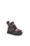 Genuine Leather & Fur Claret Red Lurex Unisex Children's Classic Boots 769Kxa140 - 4