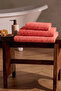 Bamboo Towel Set of 3, Soft Textured, High Absorbency, Pomegranate Flower - 2