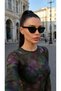 5496 54 Ekartman Women's Sunglasses Uv400 Protection Retro Cat Eye Stylish Design