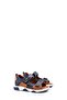 Genuine Leather Navy Blue Tan Boys' Classic Sandals 006Xca009 - 4