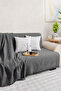 Fancy Bedspread and Sofa Cover (200*230 cm) Smoked - 2