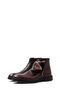 Genuine Leather and Fur Brown Men's Classic Boots 711Kma218 - 6