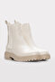 Genuine Leather Cream Women's Sports Boots 146Sza442 - 5