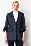 Suede Jacket with Flap Pockets - 5
