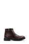 Genuine Leather and Fur Brown Men's Classic Boots 711Kma218 - 2