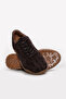 Genuine Leather Brown Suede Women's Sports Shoes 312Za55102 - 4