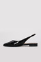 Genuine Leather Black Crocodile Women's Ballerina Shoes 019Za26-520 - 2
