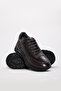 Genuine Leather and Fur Brown Men's Casual Shoes 214Kma2228 - 3