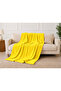 Wellsoft Single Blanket Warm Blanket TV Decor Blanket 100x170 Yellow - 2